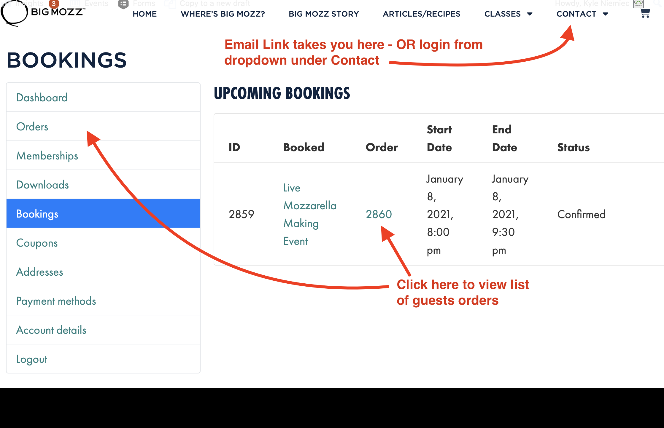 Booking Invitation Custom Plugin